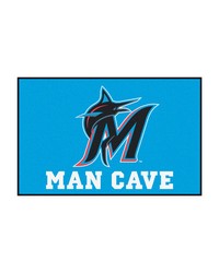 Miami Marlins Starter Mat Man Cave by   