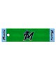 Fan Mats  LLC Miami Marlins Putting Green Mat Green