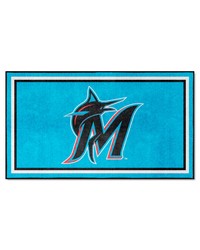 Miami Marlins 3x5 Rug by   