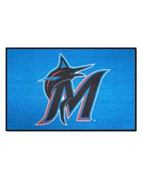 Miami Marlins Starter Mat by   