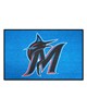 Fan Mats  LLC Miami Marlins Starter Mat Blue