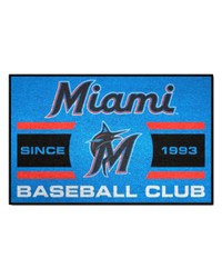 Miami Marlins Starter Mat Uniform by   