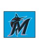 Fan Mats  LLC Miami Marlins Tailgater Mat Blue