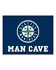 Fan Mats  LLC Seattle Mariners All-Star Mat Man Cave Navy