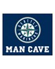 Fan Mats  LLC Seattle Mariners Tailgater Mat Man Cave Navy