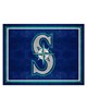 Fan Mats  LLC Seattle Mariners 8x10 Rug Navy