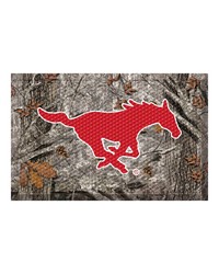 SMU Mustangs Camo Scraper Mat by   