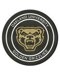 Oakland Golden Grizzlies Puck Mat by   