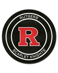 Rutgers Scarlett Knights Puck Mat by   