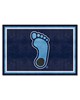 Fan Mats  LLC North Carolina Tar Heels 5x8 Rug Blue