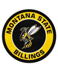 Montana State Billings Yellow Jackets Roundel Mat by   