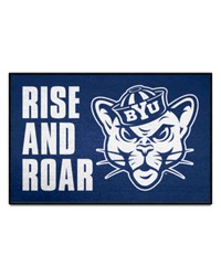 BYU Cougars Starter Mat Slogan by   