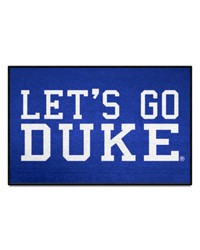 Duke Blue Devils Starter Mat Slogan by   