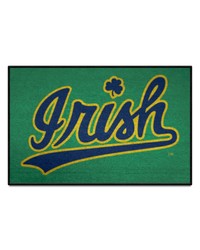 Notre Dame Fighting Irish Starter Mat Slogan by   