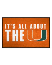 Miami Hurricanes Starter Mat Slogan by   