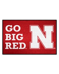 Nebraska Cornhuskers Starter Mat Slogan by   