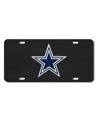 Dallas Cowboys Black Diecast License Plate by   