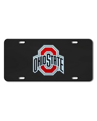 Ohio State Buckeyes Black Diecast License Plate by   