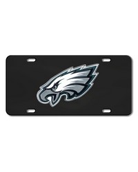 Philadelphia Eagles Black Diecast License Plate by   