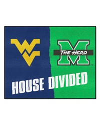 House Divided Alabama / Auburn House Divided Mat by   