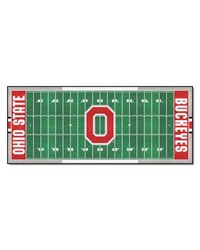 Ohio State Buckeyes Football Field Runner by   