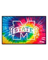 Mississippi State Bulldogs Starter Mat Tie Dye by   