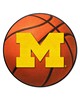 Fan Mats  LLC Michigan Wolverines Basketball Mat Orange