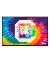 South Carolina Gamecocks Starter Mat Tie Dye by   