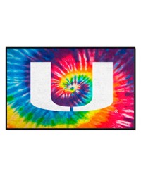 Miami Hurricanes Starter Mat Tie Dye by   