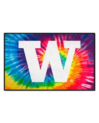 Washington Huskies Starter Mat Tie Dye by   