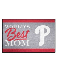 Philadelphia Phillies Starter Mat World's Best Mom by   