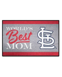 St. Louis Cardinals Starter Mat World's Best Mom by   