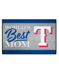 Texas Rangers Starter Mat World's Best Mom by   