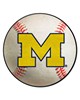 Fan Mats  LLC Michigan Wolverines Baseball Mat White