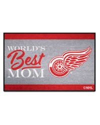 Detroit Red Wings Starter Mat World's Best Mom by   