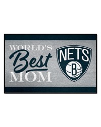 Brooklyn Nets Starter Mat World's Best Mom by   