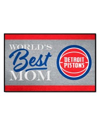 Detroit Pistons Starter Mat World's Best Mom by   