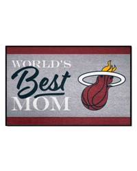 Miami Heat Starter Mat World's Best Mom by   