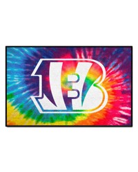 Cincinnati Bengals Starter Mat Tie Dye by   