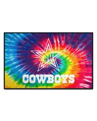 Dallas Cowboys Starter Mat Tie Dye by   