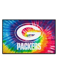 Green Bay Packers Starter Mat Tie Dye by   