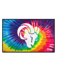 Los Angeles Rams Starter Mat Tie Dye by   