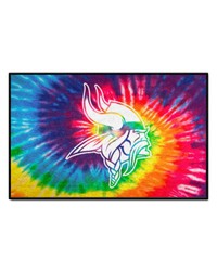 Minnesota Vikings Starter Mat Tie Dye by   