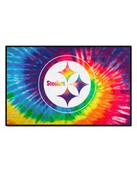 Pittsburgh Steelers Starter Mat Tie Dye by   