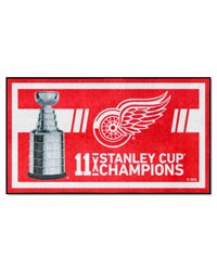 Detroit Red Wings 3x5 Rug Dynasty by   