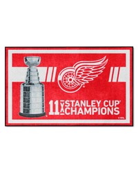 Detroit Red Wings 4x6 Rug Dynasty by   