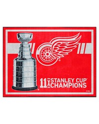 Detroit Red Wings 8x10 Rug Dynasty by   