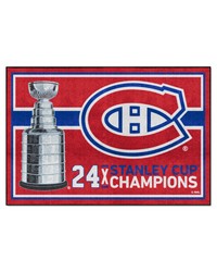 Montreal Canadiens 5x8 Rug Dynasty by   