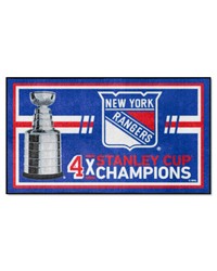 New York Rangers 3x5 Rug Dynasty by   