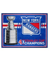 New York Rangers 8x10 Rug Dynasty by   